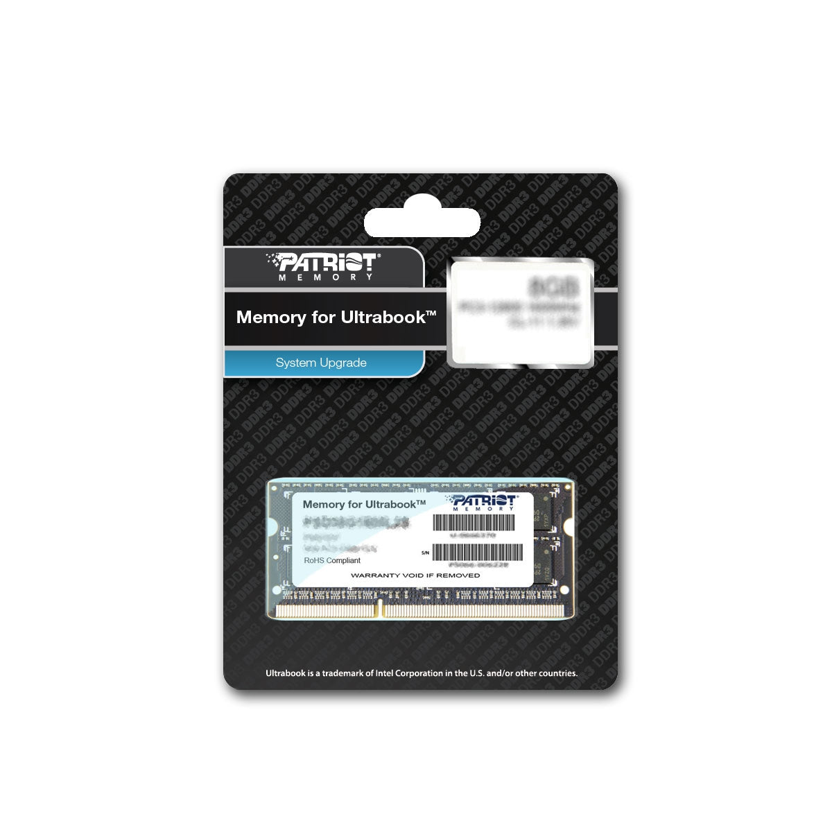 Mem Ddr3 Patriot Signature 8Gb 1600Mhz Sodimm (Psd38G1600L2S)