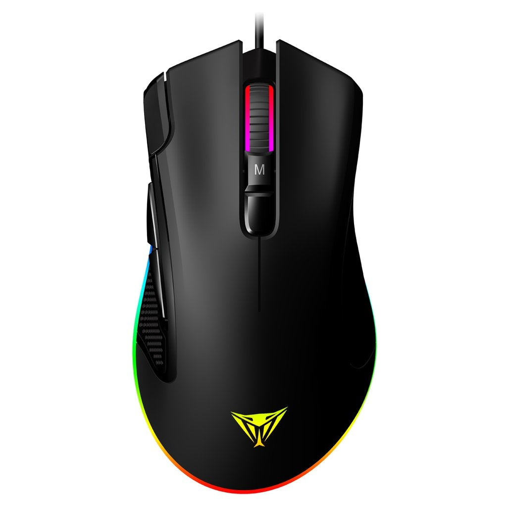 Mouse Gamer Patriot Viper V551 Rgb Optical 12000Dpi Negro (Pv551Ouxk)