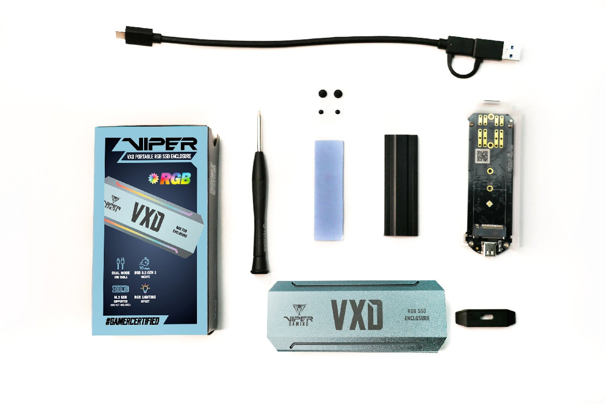 Enclosure Patriot Viper Rgb Ssd M.2 Usb 3.2 Tipo C (Pv860Uprgm)