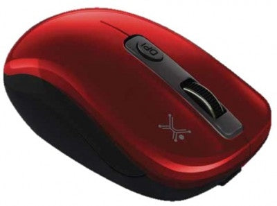 Mouse Optico Perfect Choice Pc-044802 Rojo Inalámbrico Óptico 800/1200/1600 Dpi