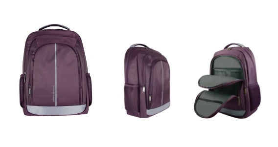 Mochila Perfect Choice Pc-083337 15 Pulgadas Morado Nylon 0.75 Kg