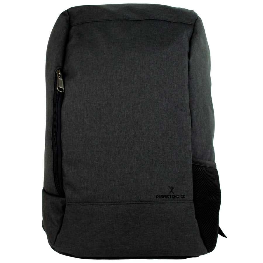 Mochila Perfect Choice Pc-084280 Stamp Para Laptop De 15 A 17 Pulgadas Gris