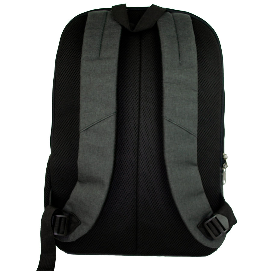 Mochila Perfect Choice Pc-084280 Stamp Para Laptop De 15 A 17 Pulgadas Gris