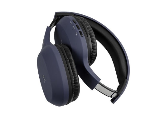 Audifonos Perfect Choice Pc-116769 On Ear Bt Azul/Morado Rf Inalámbrico