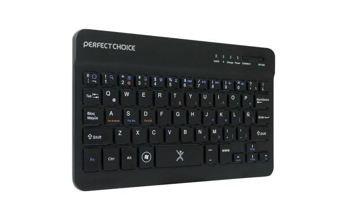 Teclado Perfect Choice Pc-200932 Negro Inalámbrico Bluetooth