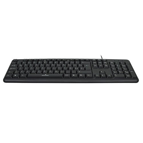 Teclado Perfect Choice Pc-201038 Usb Qwerty Negro Universal Alámbrico