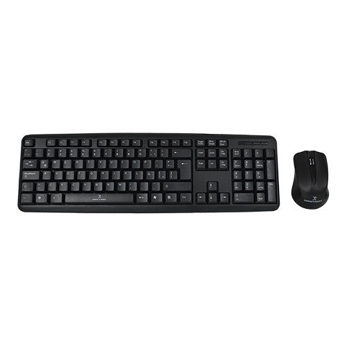 Kit Teclado Y Mouse (Pc-201076) Alambrico Usb Perfect Choice Estándar Negro 1000 Dpi