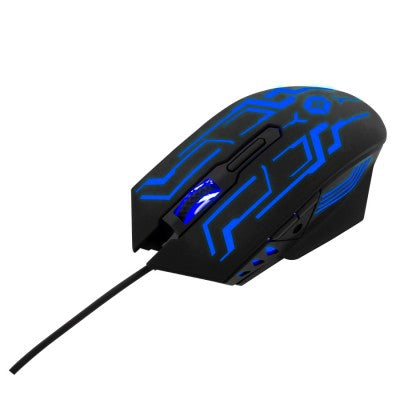 Mouse Alámbrico Vortred Legacy Usb Juego 800/1600/2400/3600 Dpi Negro