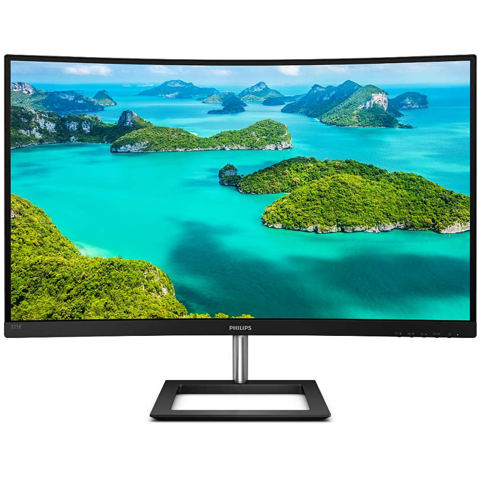 Monitor Philips 325E1C/27 250 Cd M² 2560 X 1440 Pixeles Negro