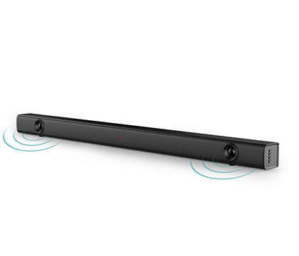 Barra De Sonido Philips /  Bluetooth / Soundbar / Subwoofer Activo /  Inalambrico 2.1 Canales /  Salida Hdmi /  Entrada 3.5 Mm /  Consumo De Energia 20W / Alimentacion 100 - 240V