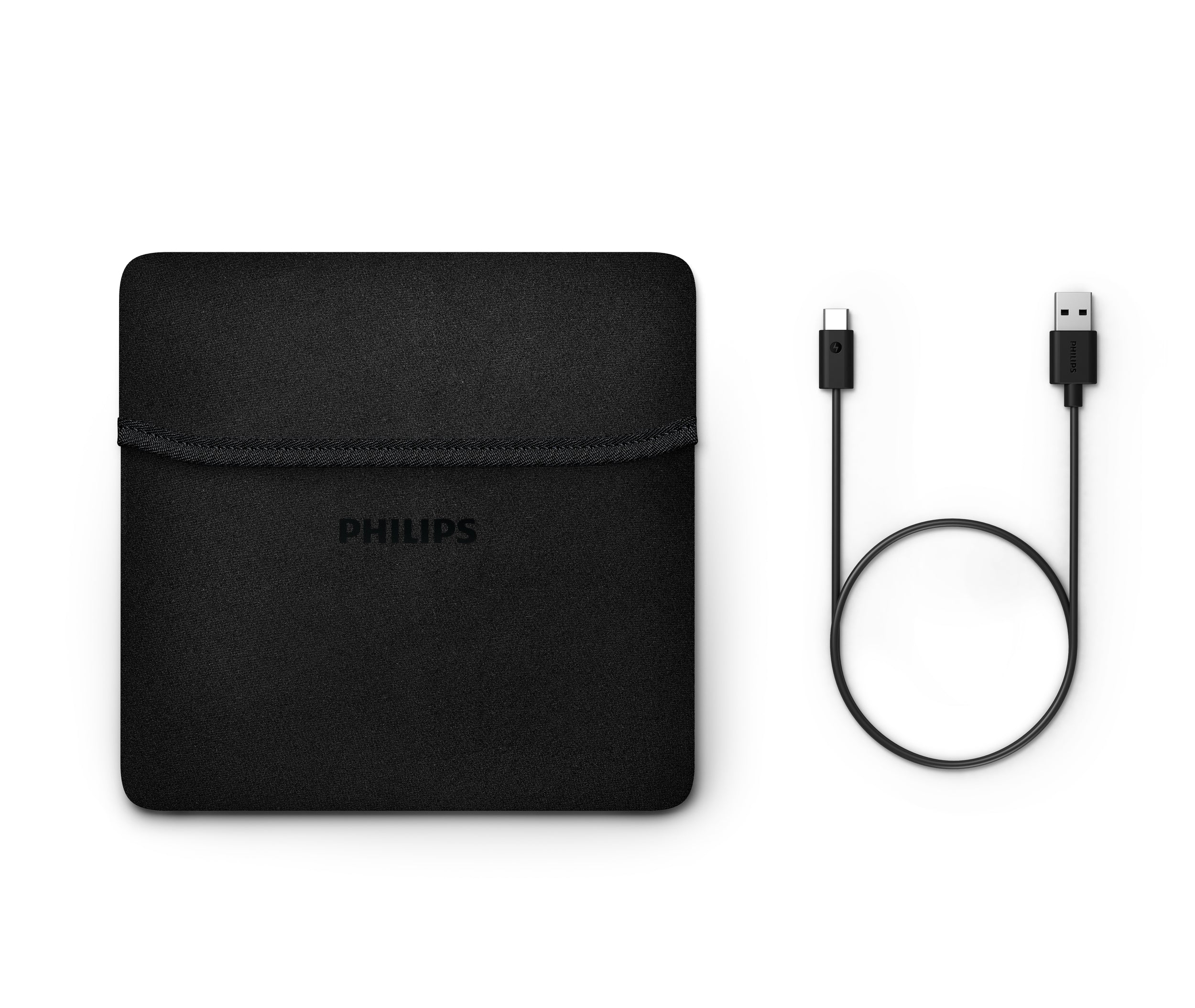 Audifonos Philips Inalambricos De Diadema  / Color Negro / Bluetooth 5.0 /  Control Integrado / Micro Integrado /  Cable Usb-C / Recargable / Cuero Sintetico