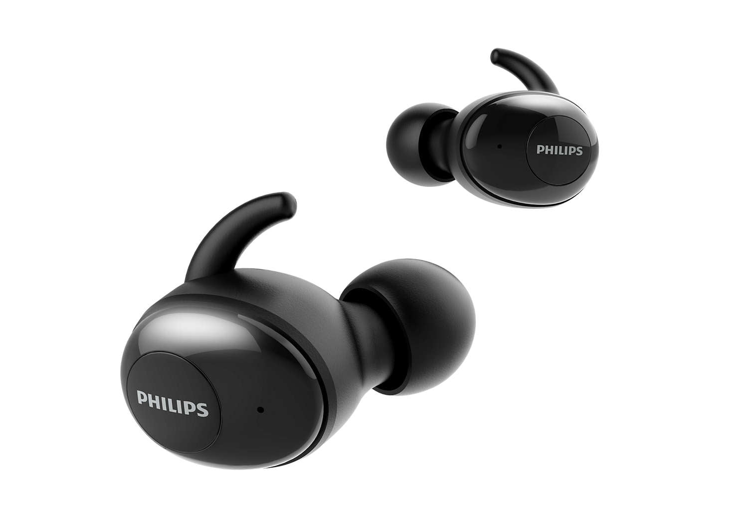 Audifonos Philips Intrauditivos Inalambricos / Color Negro /  Bluetooth 5.1  /  Estuche De Carga Usb-C Portatil /  Alcance Hasta 10M /  Sistema Acustico Cerrado /  Respuesta Frecuencia 20 - 20000 Hz