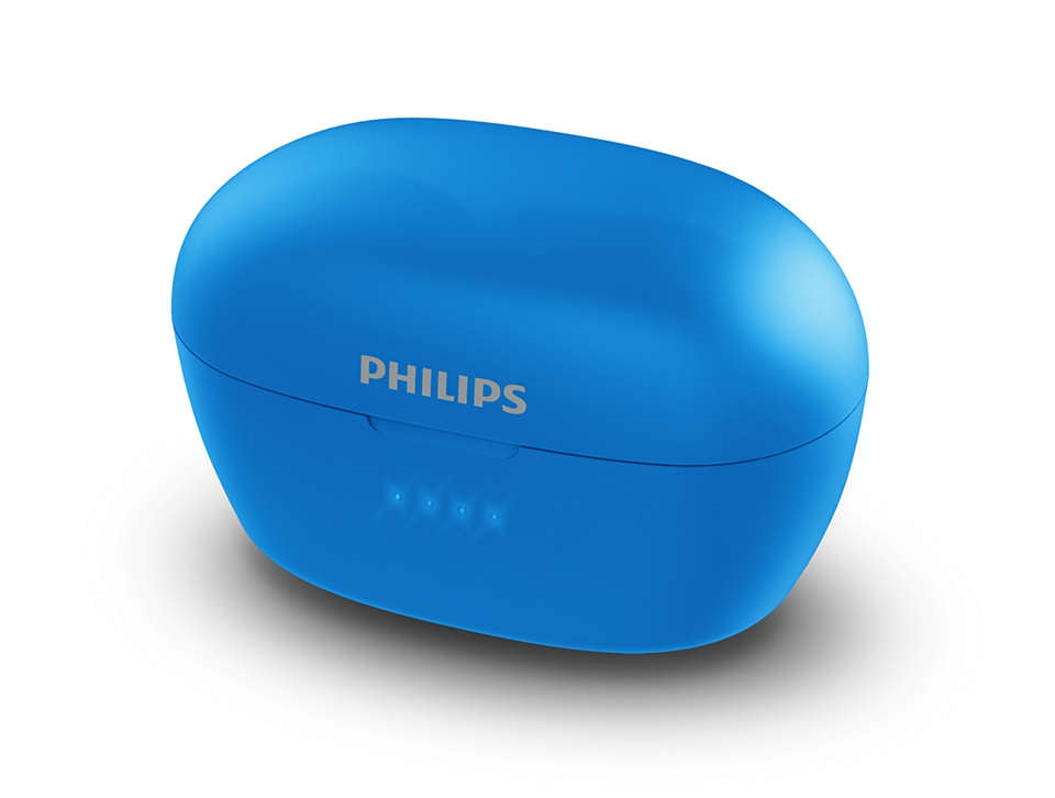 Audifonos Philips Intrauditivos Inalambricos / Color Azul /  Bluetooth 5.1  /  Estuche De Carga Usb-C Portatil /  Alcance Hasta 10M /  Sistema Acustico Cerrado /  Respuesta Frecuencia 20 - 20000 Hz