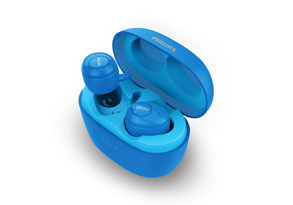 Audifonos Philips Intrauditivos Inalambricos / Color Azul /  Bluetooth 5.1  /  Estuche De Carga Usb-C Portatil /  Alcance Hasta 10M /  Sistema Acustico Cerrado /  Respuesta Frecuencia 20 - 20000 Hz