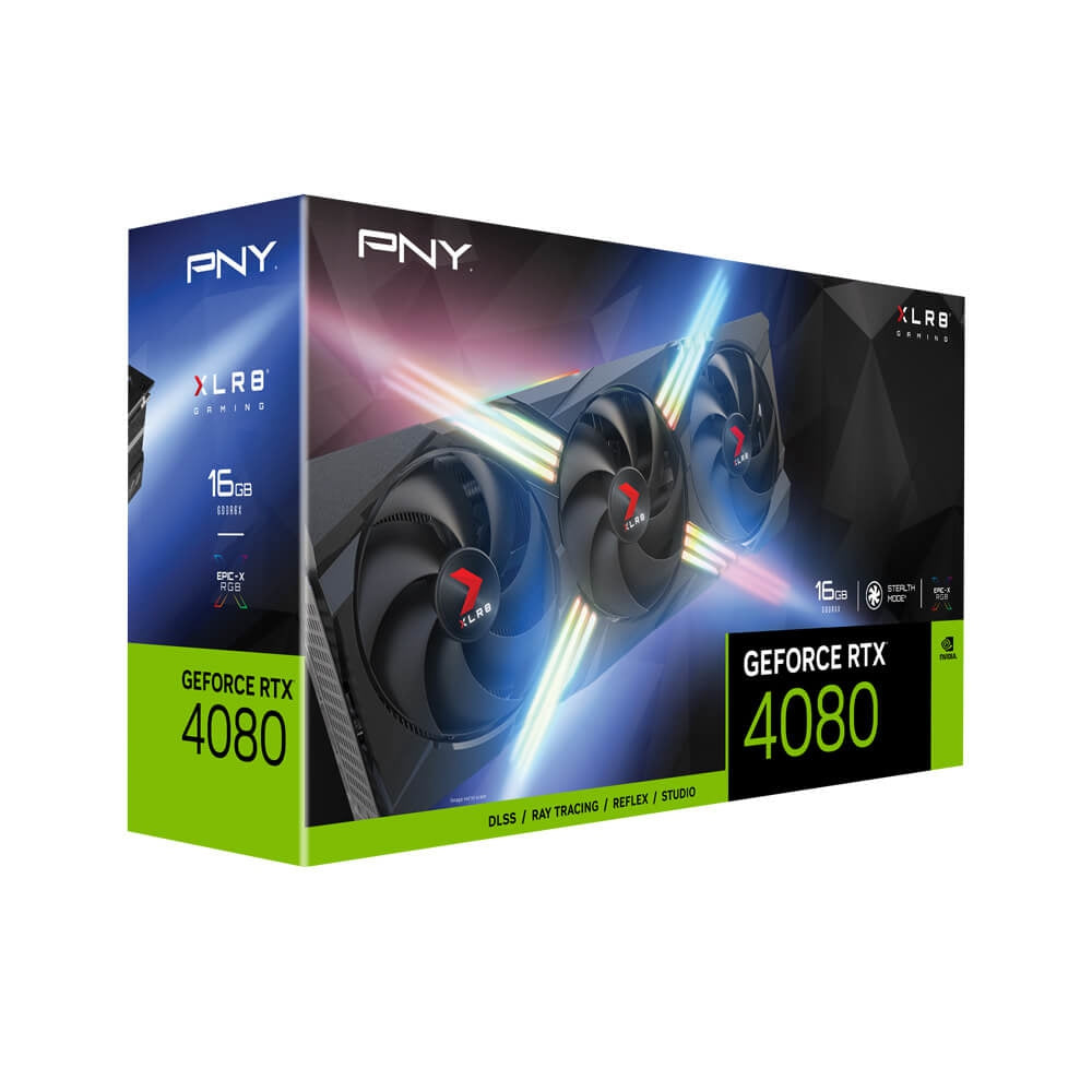 Tarjeta De Video Pny Vcg408016Tfxxpb1-O Rtx 4080 16Gb Oc Xlr8 Gaming