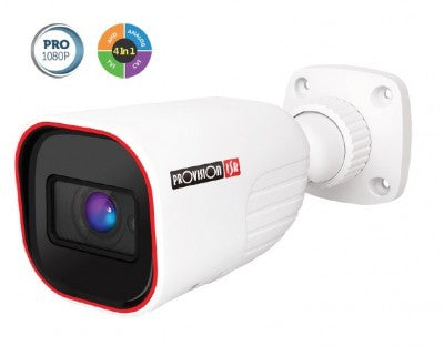 Cámara Bala Provision-Isr I4-320A-28 Camara Ahd Mp(Ahd/Tvi/Vci) 700 Tvl (Cvbs) Lente Fijo 2.8Mm (88°) Ir Hasta 40 Mts Blc Hlc Coc Ip67