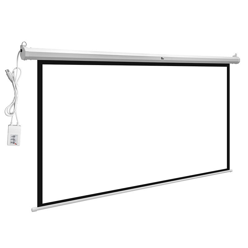 Pantalla Proyeccion Electrica Qian 120"/Mont Pared Y Techo/Blanca Mate (Qxs-1E120)