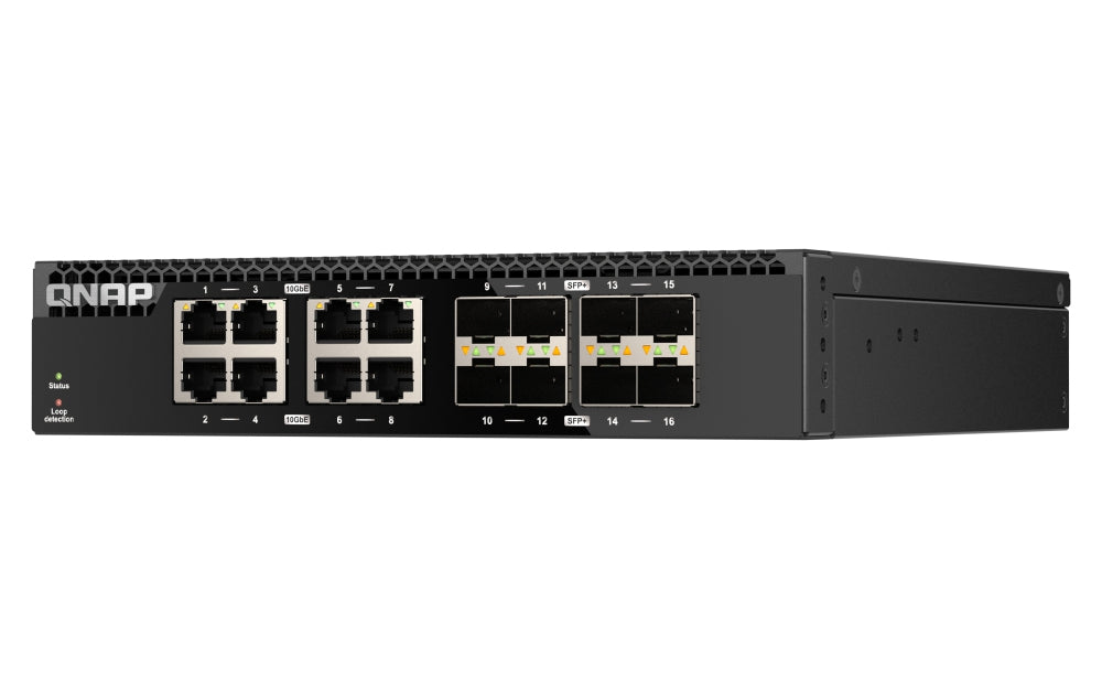 Qnap-Switch No Administrado Montaje En Rack 16 Ptos (Qsw-3216R-8S8T)