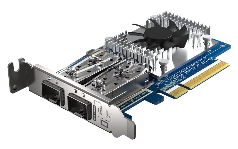 Qnap Tarjeta De Expan De Red De 25 Gbe De Dos Puertos (Qxg-25G2Sf-Cx6)