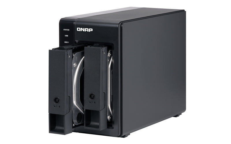 Unidad De Expansion Qnap Tr-002-Us 2 Bahias 3.5 Y 2.5 Sata Hdd/Sata 2.5 Ssd/Hasta 36Tb /Hot-Swap