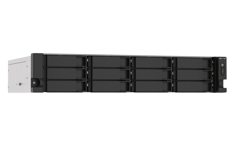 Nas Qnap Ts-1273Au-Rp-8G /Fuente Redundante/ 12 Bahias Sata Hdd 3,5/Rack 2U/Nucleo Cuadruple 2.2 Ghz/8Gb Ddr4 Udimm Hasta 64Gb/2 Pto 2,5 Lan Gbe /Usb 3.0 X1/ Usb 3.2 X2 /Hotswap/ No Incluye Disco