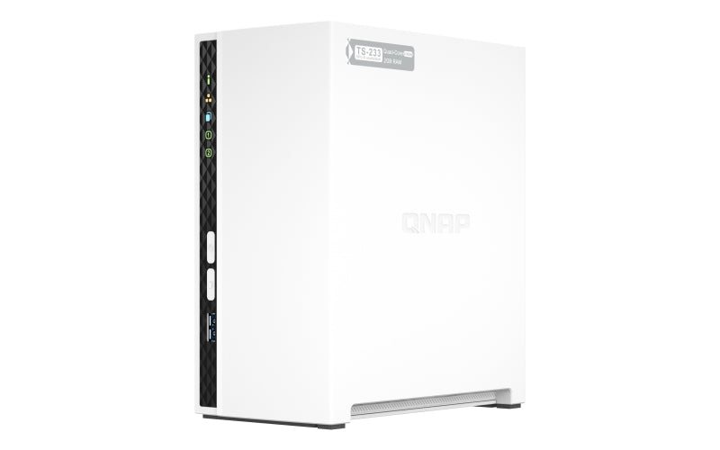 Nas Qnap Ts-233 /2 Bahias Sata Hdd 3,5/ Nucleo Cuadruple 2.0Ghz/2Gb De Ram/1 Pto Gbe/Usb 2.0 X2/ Hotswap/ No Incluye Discos/ Hasta 32Tb