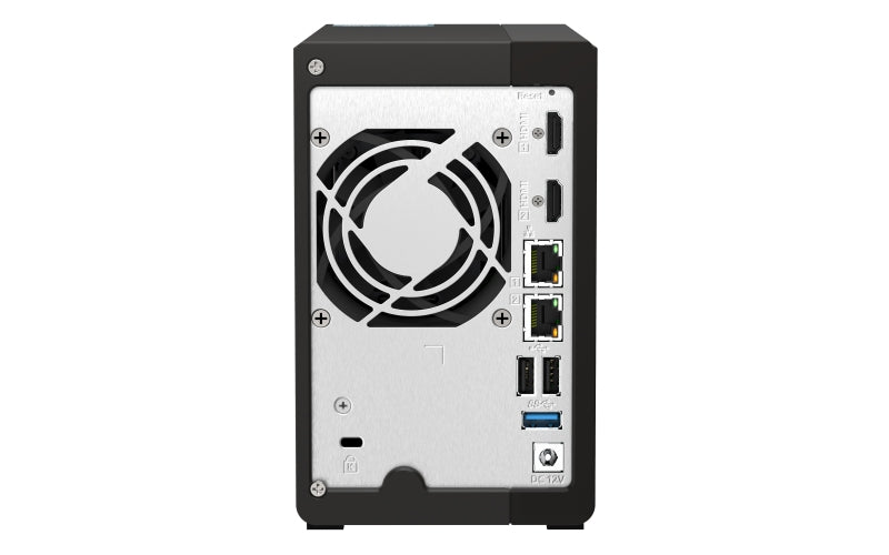 Nas Qnap Ts-253E-8G / 2 Bahias / Torre / Intel Celeron 4Nucleos 2.6Ghz / 8Gb Ram Ddr4 / Lan 2,5Gbe(2) / Wake On Lan / Hdmi(2) / Usb 3.2(2) / Usb 2.0 (2) / Soporta M.2 2280(2) / No Incluye Discos