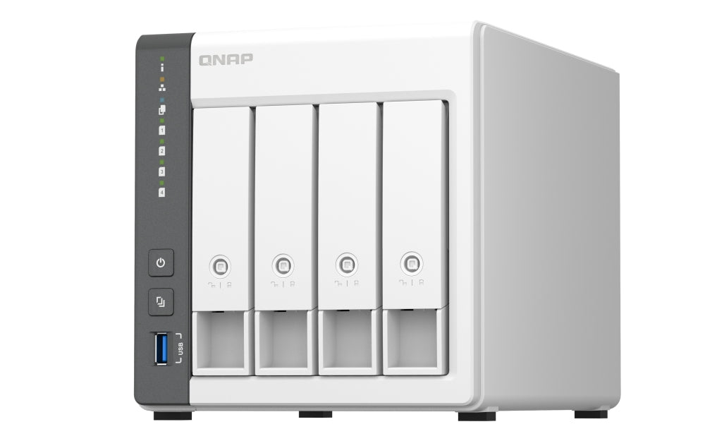 Qnap Nas 4 Bahias Para Respaldo, Uso Compartido De Datos(Ts-433-4G-Us)