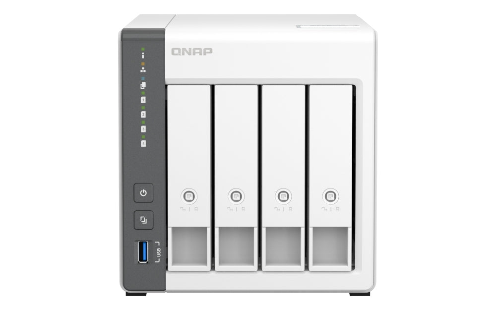 Qnap Nas 4 Bahias Para Respaldo, Uso Compartido De Datos(Ts-433-4G-Us)