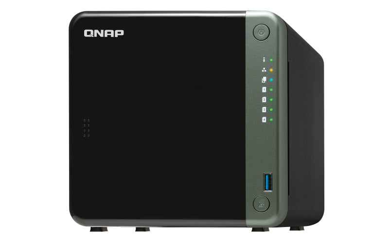 Qnap-Nas 4Bahiasj4125,2 2.5Gbe,1Xpciegen2, 2Exp Red/Alm(Ts-453D-4G-Us)