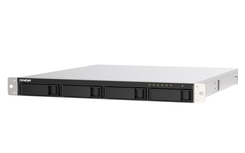 Nas Qnap Ts-453Du-4G /4 Bahias Sata Hdd 3,5/Rack 1U/Nucleo Cuadruple 2.0Ghz/4Gb Ddr4 So-Dimm Hasta 8Gb/2 Pto 2,5 Gbe / Usb 2.0 X2/Usb 3.2 X2/Hdmi/ Hotswap/ No Incluye Discos/ Hasta 72Tb