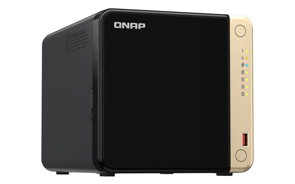 Qnap Nas Escritorio De Alto Rendimiento De 4 Bahias (Ts-464-8G-Us)