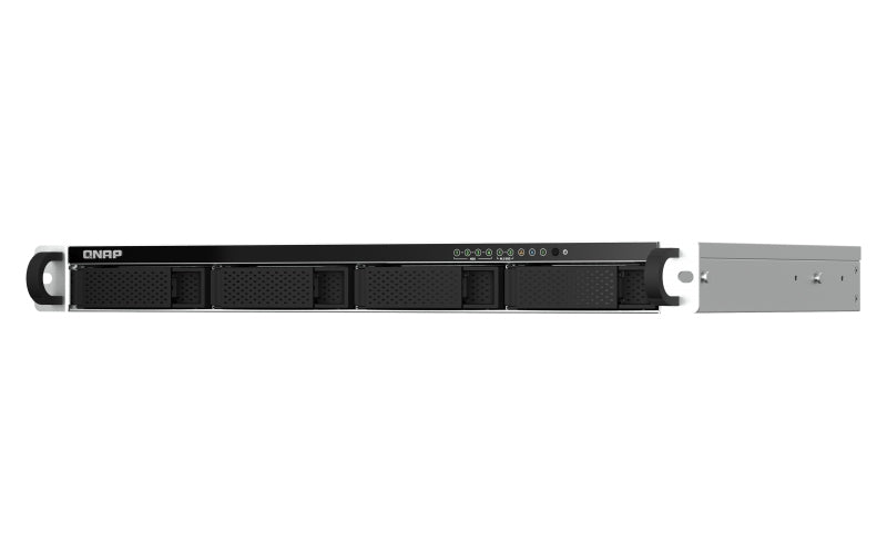 Qnap-Nas 4 Bahias Rack De 1U, Ranuras Ssd M.2 Nvme (Ts-464Eu-4G-Us)