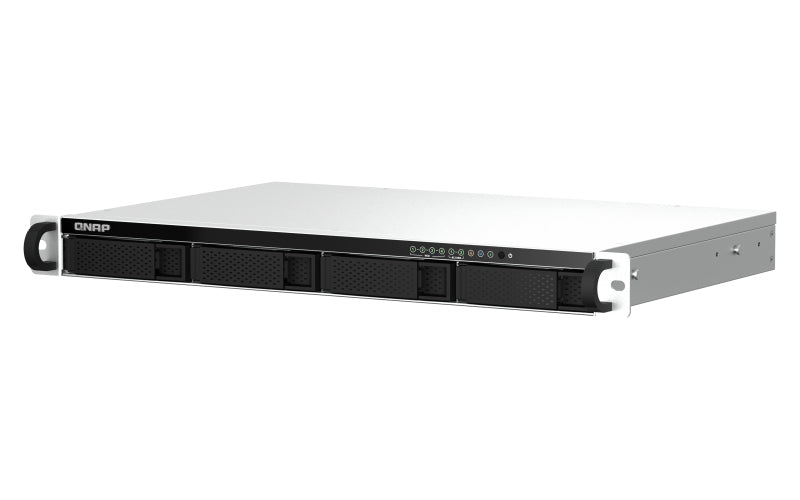 Qnap-Nas 4 Bahias Rack De 1U, Ranuras Ssd M.2 Nvme (Ts-464Eu-4G-Us)