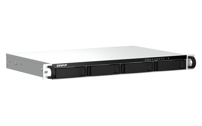 Qnap-Nas 4 Bahias Rack De 1U, Ranuras Ssd M.2 Nvme (Ts-464Eu-4G-Us)