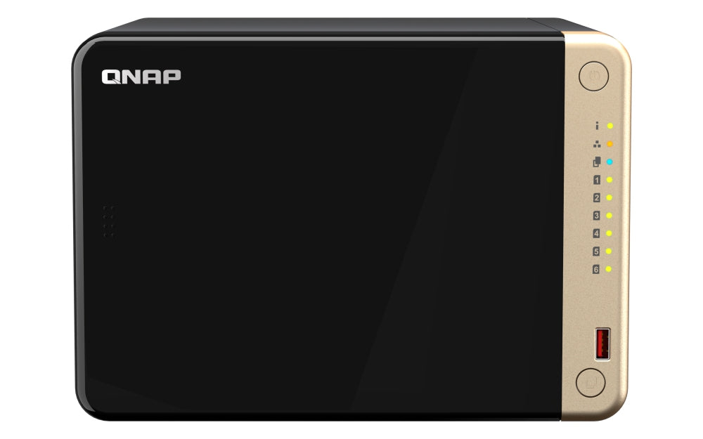 Qnap Nas De Alto Rendimiento De 6 Bahias (Ts-664-4G-Us)