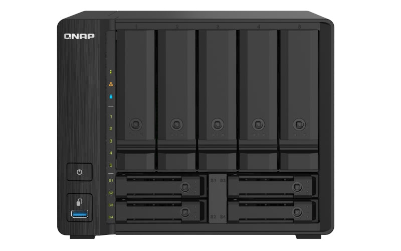 Qnap Nas De 9 Bahias De 64Bits Con Cifrado De Hardware(Ts-932Px-4G-Us)