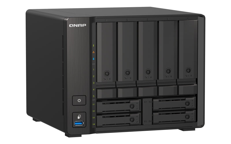 Qnap-Nas 9Bahias,Ssdnvmeu.Conectividad 10Gbe/2,5Gbe (Ts-H973Ax-32G-Us)