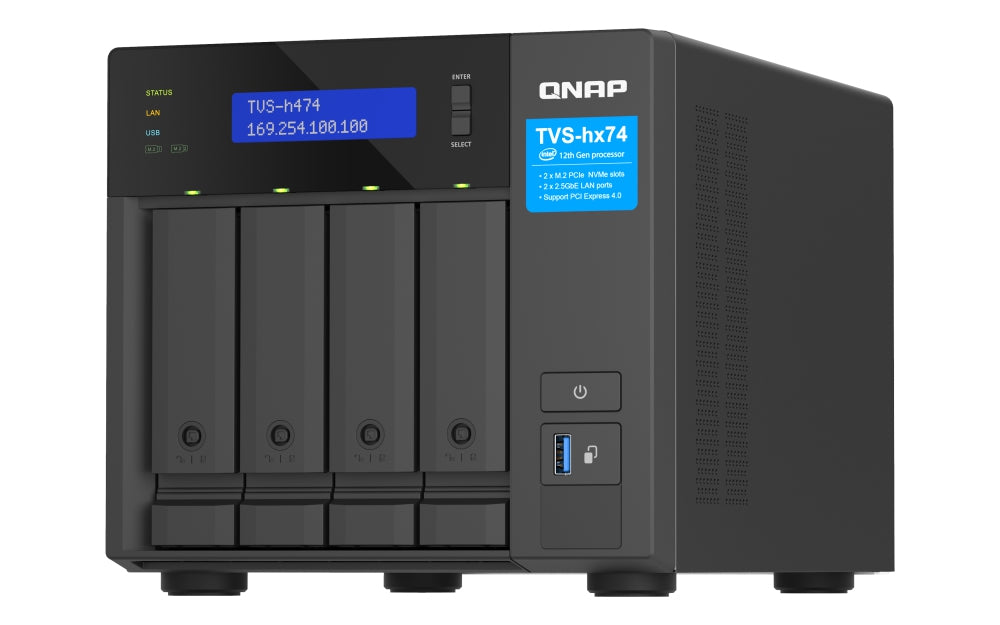 Qnap Nas 4 Bahias De Ultra Alta Velocidad Procesador Intel® Pentium®