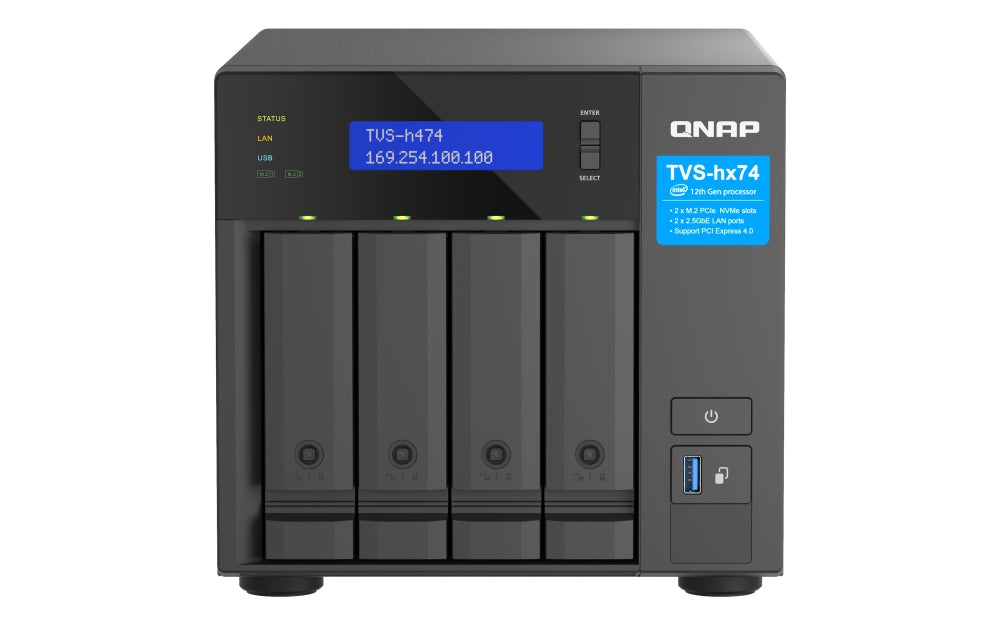 Qnap Nas 4 Bahias De Ultra Alta Velocidad Procesador Intel® Pentium®