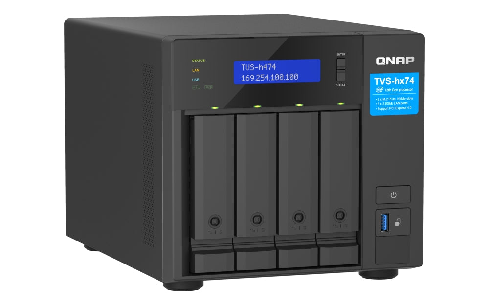 Qnap Nas 4 Bahias De Ultra Alta Velocidad Procesador Intel® Pentium®