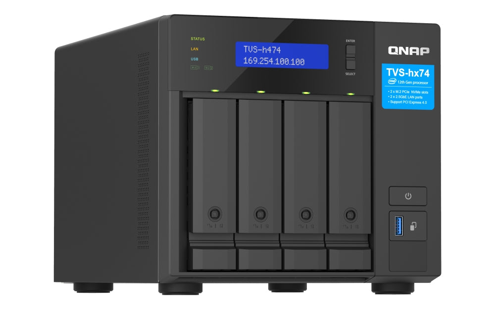 Qnap Nas 4 Bahias De Ultra Alta Velocidad Procesador Intel® Pentium®