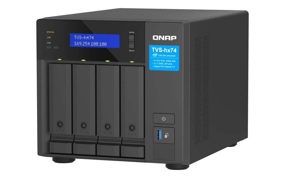 Qnap Nas 4 Bahias De Ultra Alta Velocidad Procesador Intel® Pentium®