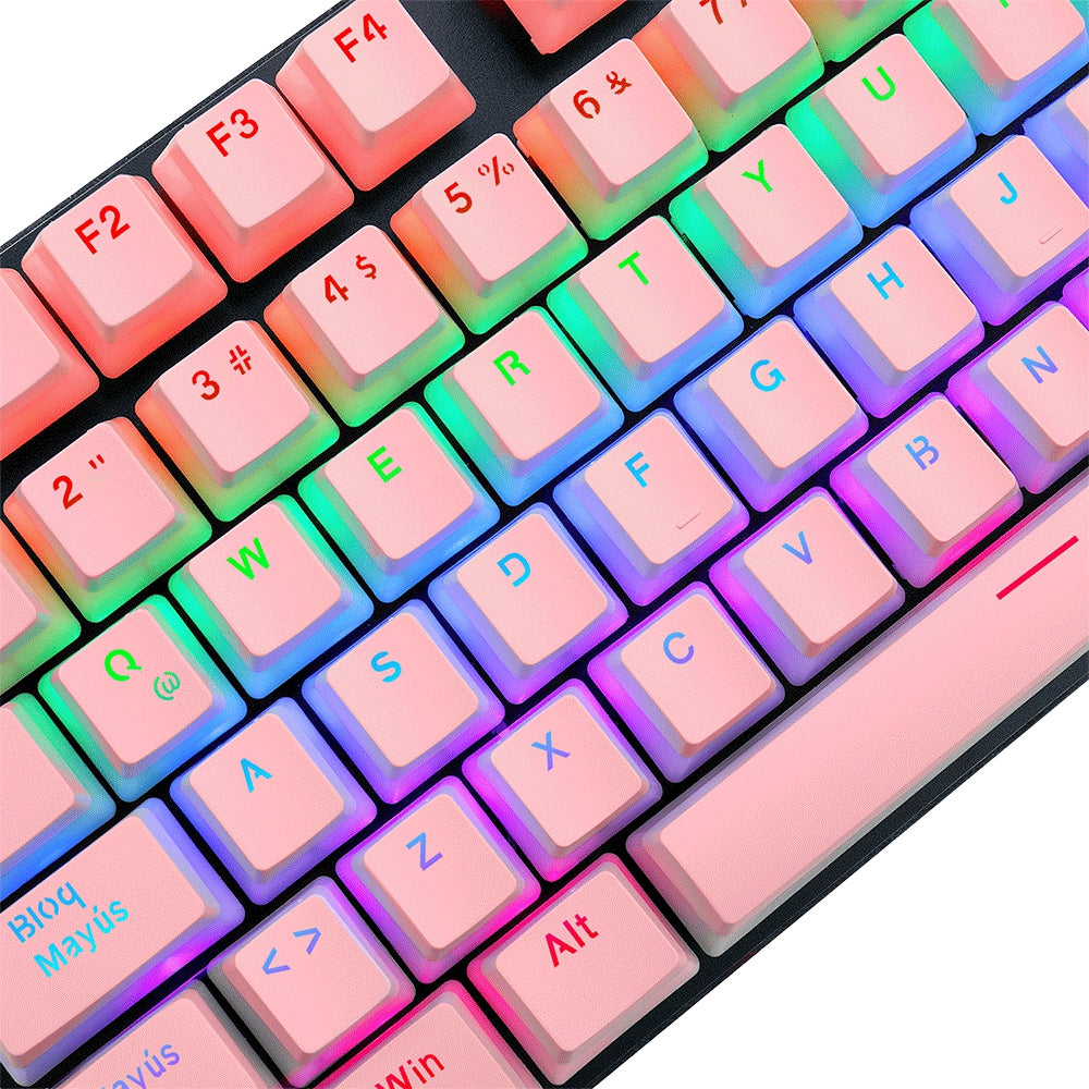 Keycaps Redragon Sacarab Pink Rosa