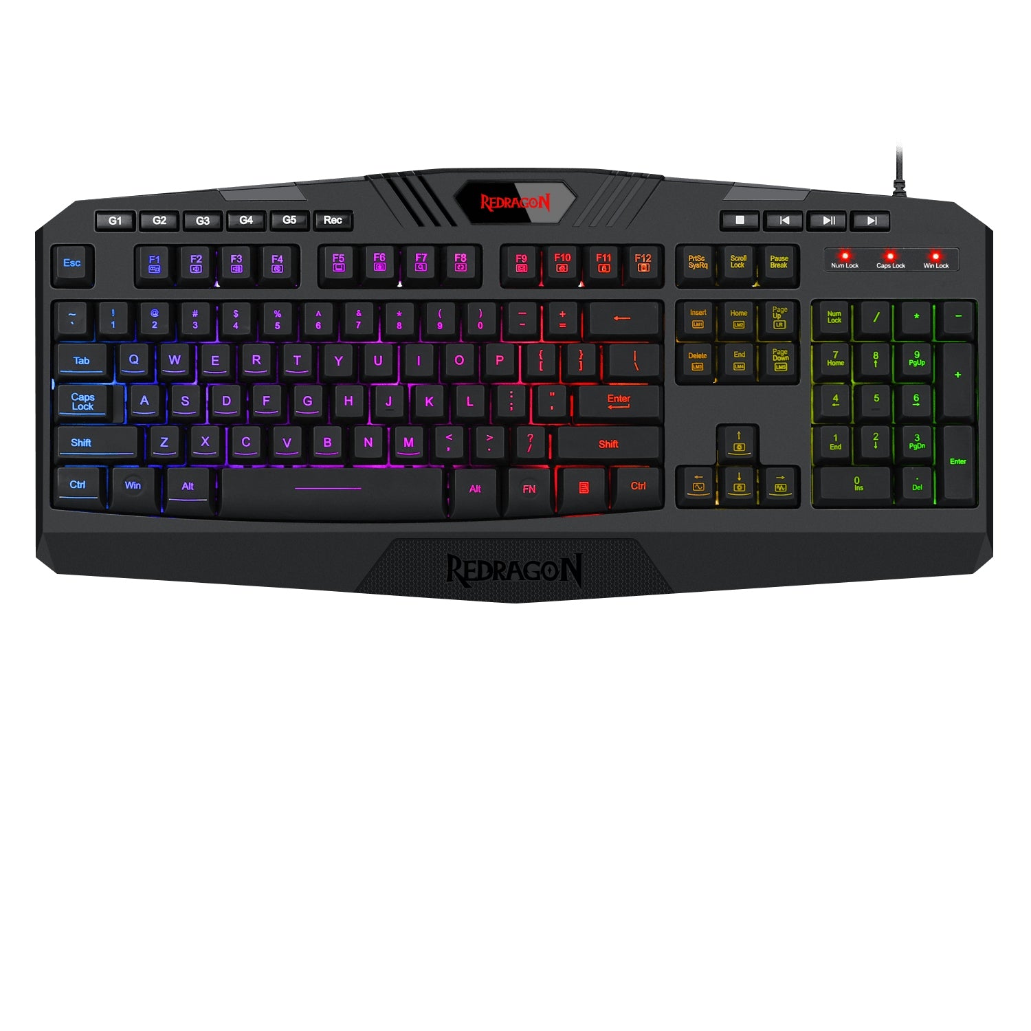 Teclado Redragon Harpe-Pro Español Negro Rgb