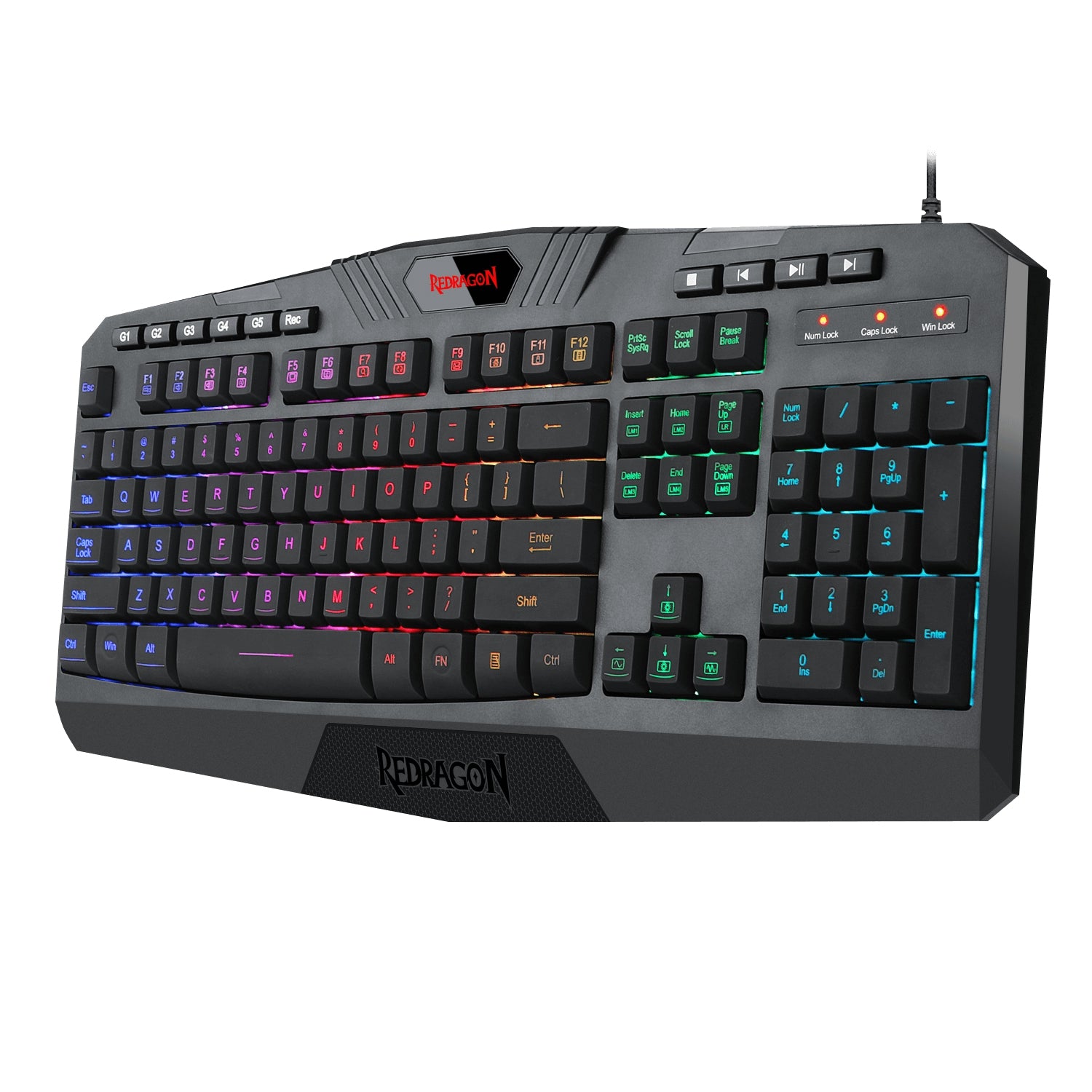 Teclado Redragon Harpe-Pro Español Negro Rgb