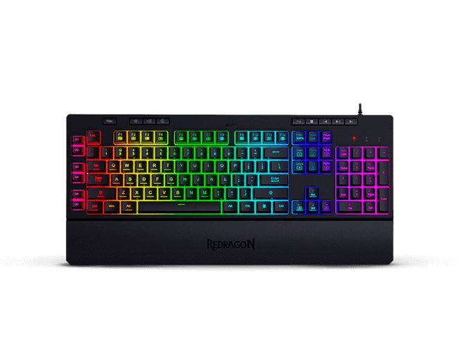 Teclado Redragon Shiva Español Negro Rgb