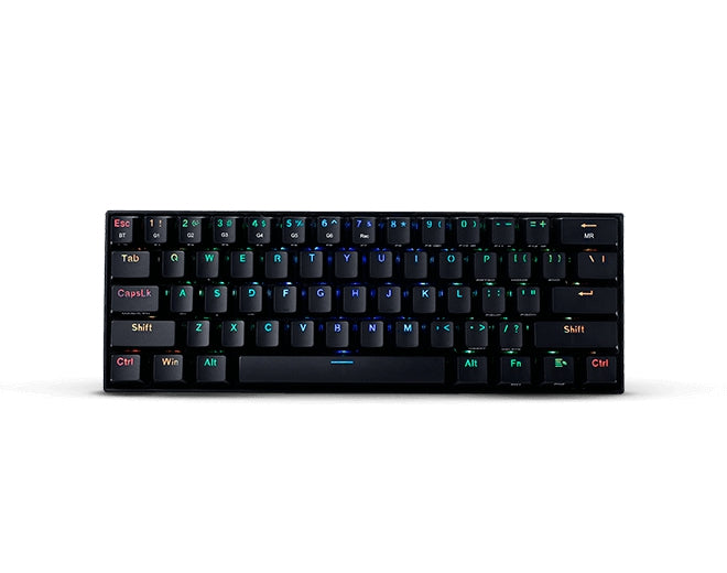 Teclado Mecánico Redragon Draconic Inglés Negro Rgb