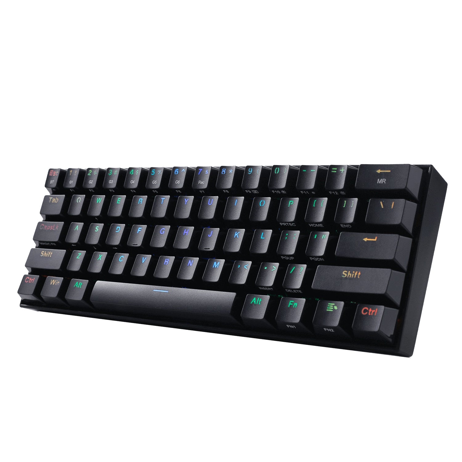 Teclado Mecánico Redragon Draconic Inglés Negro Rgb