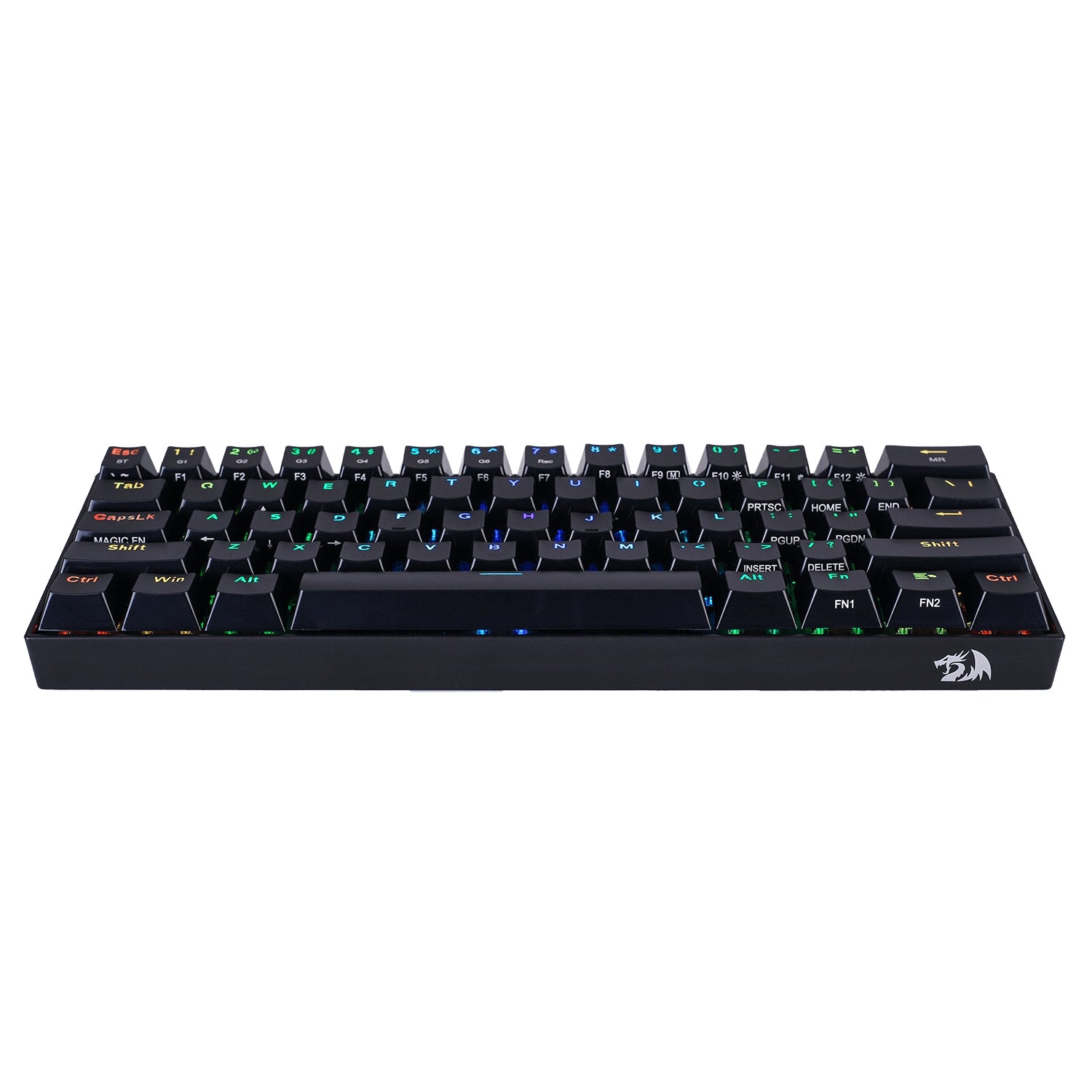 Teclado Mecánico Redragon Draconic Inglés Negro Rgb